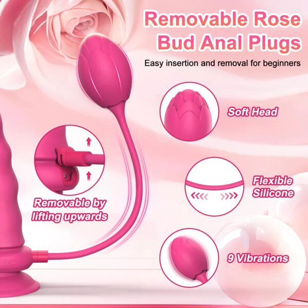 App-Controlled Strap-On Vibrating Dildo & Anal Plug - 148 - Image 5
